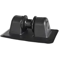 Wella PVC Opblaasbare Boot Touw Gesp Houder Roei Rol Ondersteuning voor Jacht Kajak Zwart