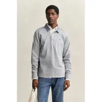 Gant Polo Men Reg Chambray Heavy Rugger Grey Melange 25-XXXXXL