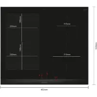 Siemens EX675HEC1E iQ700 Inductiekookplaat 60 cm opbouwmontage met rand