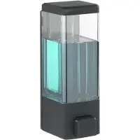 Wenko Zeepdispenser wand zwart - 24595100 - Ophangen zonder boren