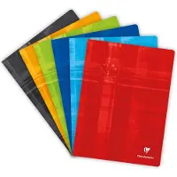 Clairefontaine schrift Metric voor ft A4+, 192 bladzijden, seyès, geassorteerde kleuren