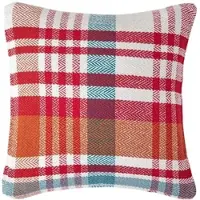 Homescapes Rode Falun Tartan Kussenhoes 45 x 45 cm