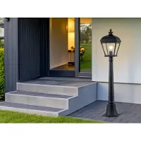 Elstead Lighting LED Tuin Pilaar Bayview | 1X E27 Max 60W | IP44 (Outdoor) | Black