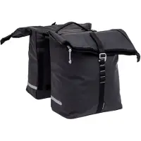 New Looxs Cantos Double MIK 2.0 – Dubbele Fietstas - Geschikt voor elke Bagagedrager- Ook voor Electrische Fietsen – 36 liter – Afneembare Fietstas voor MIK Bagagedrager - Zwart