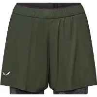Salewa - Women's Pedroc Durastretch 2in1 Short - Short 34, olijfgroen