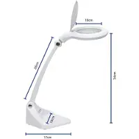 MAUL MAULiris Bureaulamp Led (verwijderbaar) Wit Netstroom 178 x 260 x 369 mm