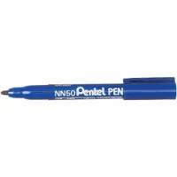 Pentel Viltstift Pentel NN50 rond blauw 1.5-3mm