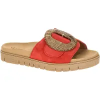 Gabor -Dames - rood - slippers & muiltjes - maat 41