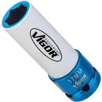 Vigor V2472 Dop (zeskant) Kracht-dopsleutelinzet 17 mm 1/2 (12,5 mm)
