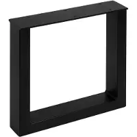 Sotech Tafelonderstel TAB Staal zwart mat Profiel 80 x 40 mm (Hoogte: 420 mm / Diepte: 430 mm)