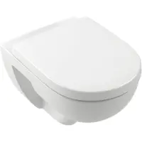 Villeroy & Boch O.novo compact hangtoilet TwistFlush incl. softclose toiletbril met quickrelease alpine wit