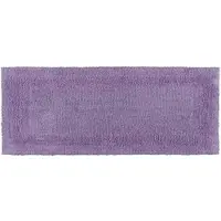 Homescapes badloper lila 40x100 cm gemaakt van 100% katoen