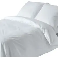 Homescapes Dekbedovertrek 240x220 cm Lits-jumeaux – Wit – 100% Egyptisch Perkal Katoen – 200 TC – Inclusief 2 Kussenslopen