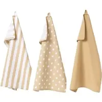 Homescapes theedoekenset 3-delig sterren beige