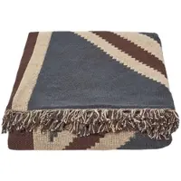 Homescapes Vintage Union Jack Jacquarddeken - Katoen, 150x200cm