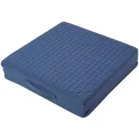Homescapes Orthopedisch Zitkussen 50 x 50 x 10 cm - Fauteuilkussen Donkerblauw