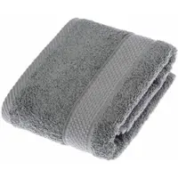 Homescapes badstof handdoek 100% katoen grijs