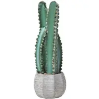 Homescapes Kunstcactus Echinopsis Peruviana in cementpot, 49 cm hoog