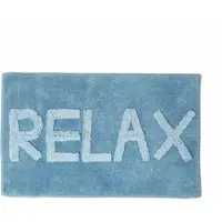 Homescapes Relax badmat blauw 50 x 80 cm - badmat gemaakt van 100% katoen