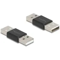 DeLOCK USB-A male naar USB-A male koppelstuk USB 2.0
