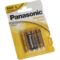 Panasonic Set van 4 Power LR03 Micro AAA-batterijen