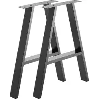 Sotech 2 stuks tafelonderstel A-FRAME 710 x 580 mm, zwart