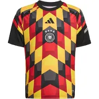 Adidas Functioneel shirt 'DFB 26 Pre-Match' geel / rood / zwart / wit