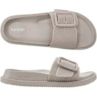 Holster Laze slippers vegan comfort podologisch goedgekeurd waterbestendig zandkleurig