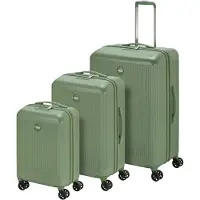 Princess Traveller Oceans kofferset 3 delig (S/M/L) – Pure Sage – Lichtgewicht koffers – 191L – GRS gecertificeerd