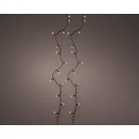Lumineo Buiten kerstverlichting 3 meter – Soft Gold 2700k – 40 dimbare LED’s met timer en 5 m aanloopsnoer – IP44