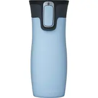 CONTIGO West Loop Autoseal thermosbeker, roestvrijstalen isoleerbeker, koffiebeker-to-go, BPA-vrij, lekvrije beker-to-go met Easy-Clean-deksel, houdt tot 5 uur warm, 470 ml | Iced Aqua