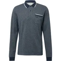 s.Oliver Shirt donkerblauw / blauw gemêleerd / wit