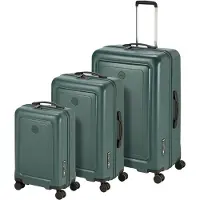 Princess Traveller Elements - Kofferset 3 delig - Seaweed - 35L Handbagage + 65L en 98L Reiskoffer - Lichtgewicht Trolley - GRS gecertificeerd