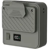 VHV -Tailleventilator 100 Standen - Krachtige Bouwventilator met USB - Draagbare Nekventilator met LED-Display - Stille Handsfree Ventilator voor Outdoor, Camping, Werken in de Bouw en Werkkleding