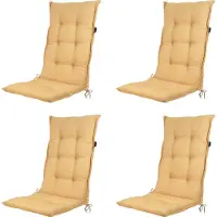 Madison kussen hoge rug napels - 123x50x5cm set van 4