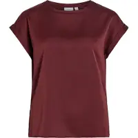 Vila Shirt 'VIEllette' merlot