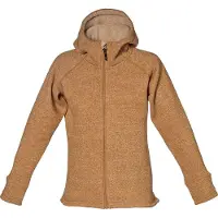 Isbjörn of Sweden - Shaun Hoodie Teens - Wollen vest 134/140, oranje/beige