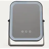 Homla Illuminated mirror - NARAVE - black - 21x6x27 cm - 774355