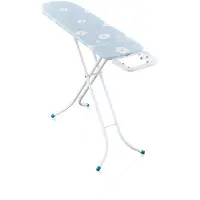 Leifheit strijkplank Classic S basic - 110x30 cm - blauw/bloemen