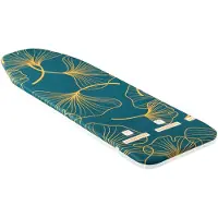LEIFTHEIT Leifheit Strijkplankhoes Cotton Comfort U - 3mm Molton-comfortvulling - Elastisch Trekkoord - 140x45cm