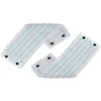 Leifheit Set van 2 vervangingsdoeken CLEAN TWIST M / Combi M micro duo, de allrounder voor alle vloeren