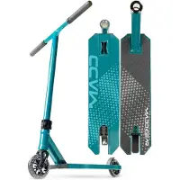 Madd Gear Stuntstep - Viral Kaos Denim Teal - Stuurhoogte 86 cm - Vanaf 10 jaar - 110mm wielen