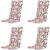 Madison kussen hoge rug blaze - 123x50x5cm set van 4