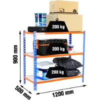 Simonclick Maderclick Megaplus 3/500 900 Metaalplank 900x1200x500 Mm