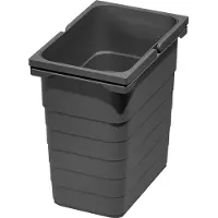 Ninka eins2vier afvalbak 8 l 310 x 230 x 153 mm donkergrijs