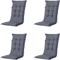 Madison kussen hoge rug manchester - 123x50x7cm set van 4