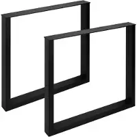 Sotech 2s Tafelonderstel TAB Staal zwart mat Profiel 80 x 40 mm (Hoogte: 720 mm / Diepte: 800 mm)