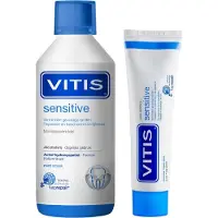 Vitis Sensitive Compleet - Tandpasta + Mondspoelmiddel
