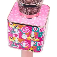 Forever , Karaoke Microfoon Speciaal patroon van Stella Pat Patrol voor kinderen, Rose goud