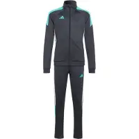 Adidas Performance junior trainingspak Tiro26 - grijs/turquoise Jongens/Meisjes Polyester Opstaande kraag - maat 176